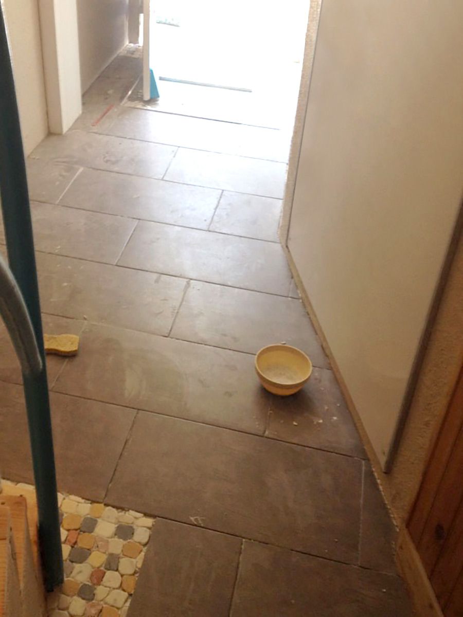 Rénovation du hall d'entrée d'un petit collectif