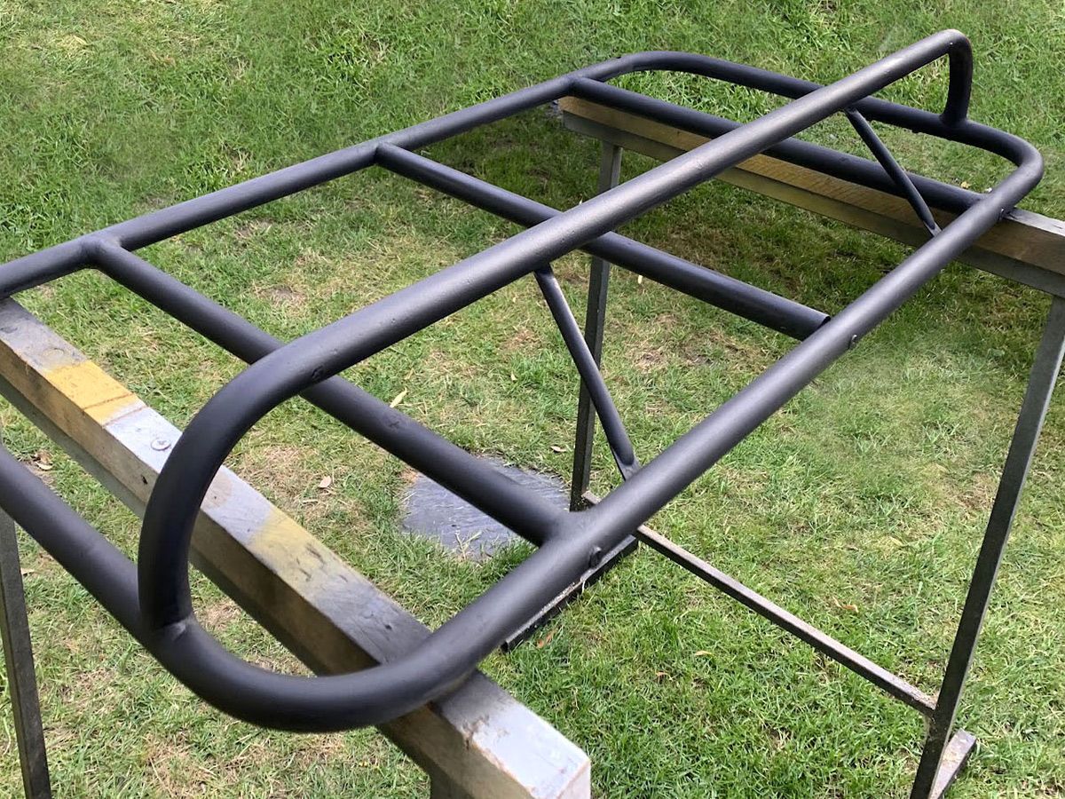 Création d'un porte bagage complémentaire articulé