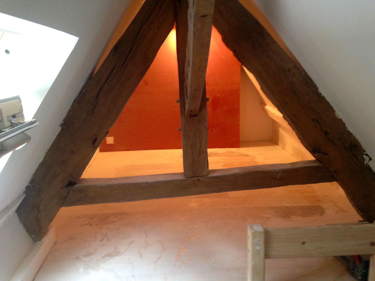 Aménagement d'un grenier dans une ancienne habitation